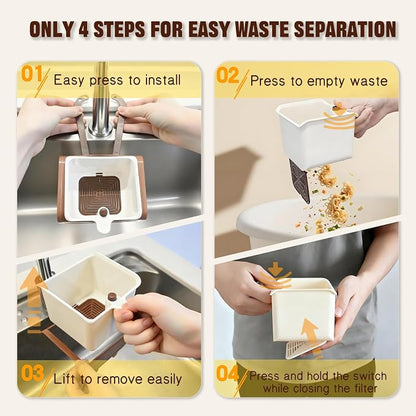 Kitchen Food Waste Catcher for Sink Faucet Hanging, The Food Trash Leftovers - Image 6