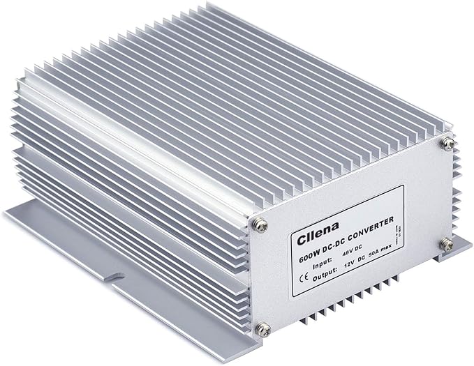 Cllena DC Converter Regulator 36V/48V to 12V 50A 600W Waterproof Voltage Reducer DC/DC Power Supply Module Buck Transformer for Golf Cart