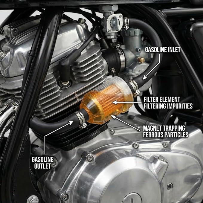 Gas Inline Fuel Filters with magnet - Image 6