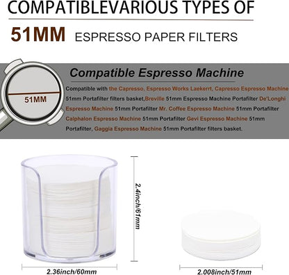 51mm Espresso Paper Filters - Image 2
