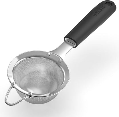 U-Taste Small Fine Mesh Strainer: 18/8 Stainless Steel 3.35in 30 Mesh Kitchen by U-Taste