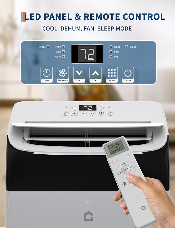GarveeLife 12, 000 BTU Portable Air Conditioners - Image 5