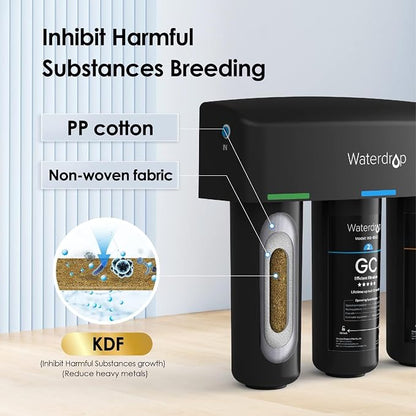 Waterdrop TSA 8 Layer Under Sink Water Filter System, Under Sink Water - Image 3