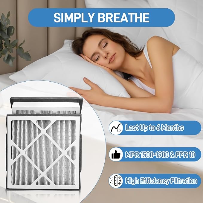 14x14x3 MERV 13 Pleated Air Filter Compatible - Image 5