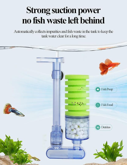 UPETTOOLS 10-40 Gla Aquarium Sponge Filter Ultra Quiet Aquarium Air Pump Bio - Image 2
