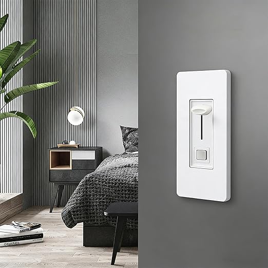 6PCS Dimmer Switch Knob Set | Compatible with Lutron Skylark SCL-153P S-600 S-600P S-660PNL S-603P S-603PNL S-603PG S-1000 | Replacement Universal Knob for Wall Switches & Ceiling Light Dimmers