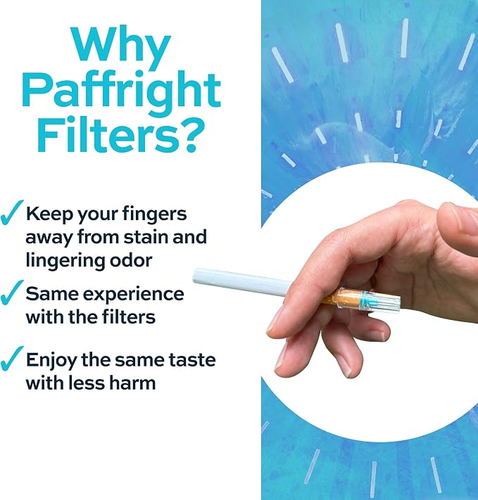 Paffright Filter Tips, BPA and Phthalate Free, Medical Raw Material, 600 Per - Image 3