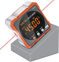 Digital Angle Finder Magnetic Electronic Angle Cube Dual Laser Gauge Digital Level with Slope Percentage Table Saw Miter Protractor Woodworking Measuring Tool Level Box for Hanging