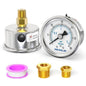 MEANLIN MEASURE 0~30Psi Dry Low Pressure Gauge Stainless Steel 1/4" NPT 2" FACE by MEANLINMEASURE