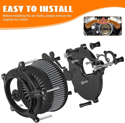 High Flow Air Cleaner Intake Filter Kit Air Filters Cover - Image 9