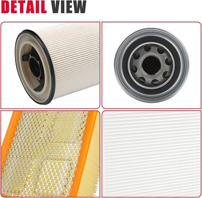 6.7L Cummins Fuel Filter Oil Filter Air Filter and Cabin Air Filter Kit - Image 7