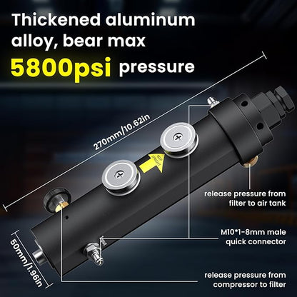 GX-PUMP Professional-Grade High Pressure PCP Air Compressor Filter - Image 6