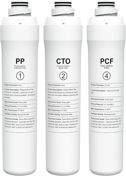 1 Year Replacement Filter Set Compatible by SAFWAT