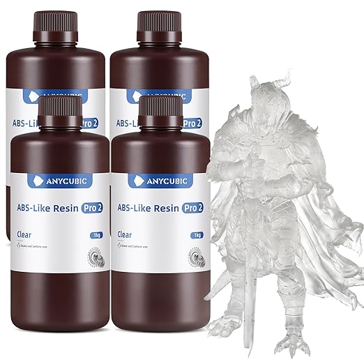 ANYCUBIC ABS-Like Resin Pro 2 Bundle, Upgraded 8K 3D Printer Resin by ANYCUBIC