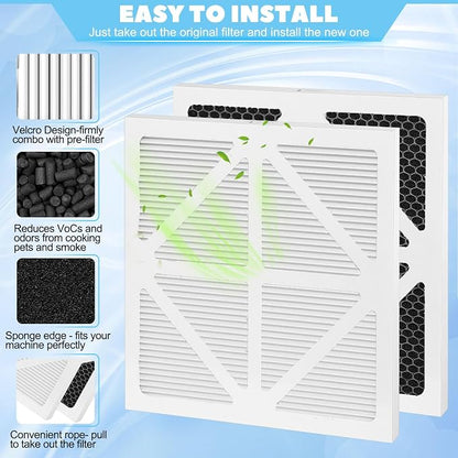 Upgrade 700 Pleated Paper MERV 13 Pre and 125027 Activated carbon Filter - Image 3
