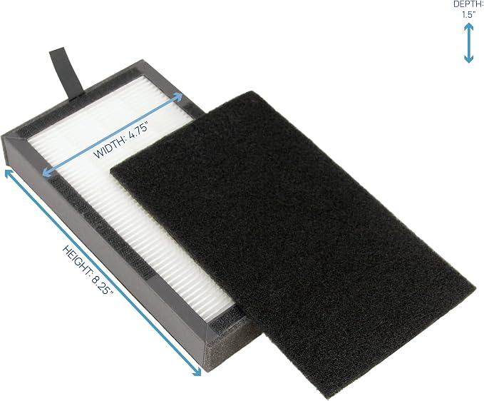 Filter Bros HEPA Filter E Replacement Fits GermGuardian FLT4100 AC4100 AC4175 - Image 2