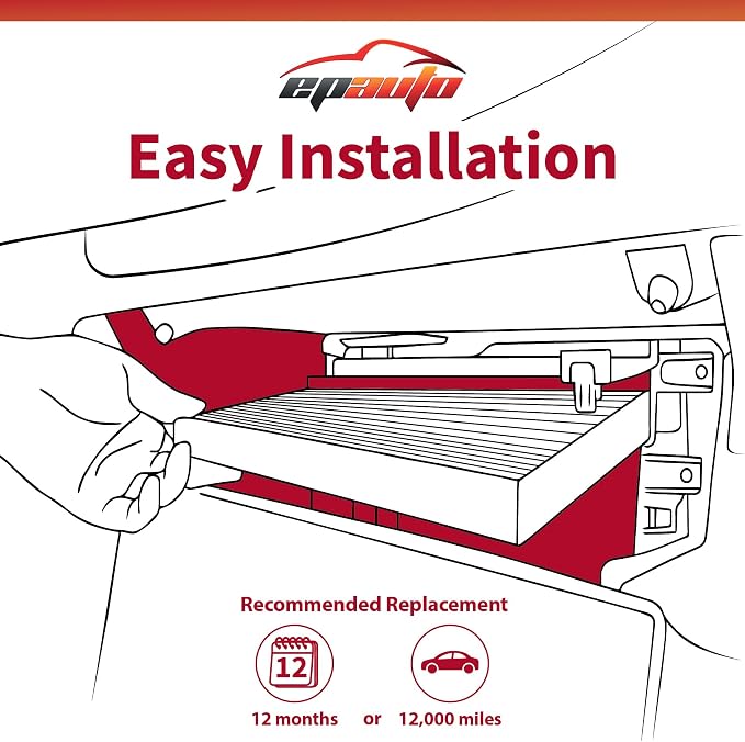 EPAuto CP285 Premium Cabin Air Filter includes Activated Carbon, 3 Packs - Image 4