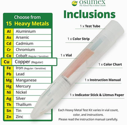 Heavy Metal Test Copper Test Kit Regular 1 Pack - Image 3