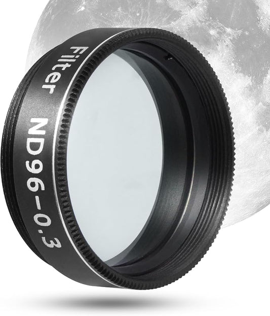 Astromania Telescope Filter Moon Filter 1.25 inch, Neutral Color Filter ND96-0.3 by AstromaniaOptics