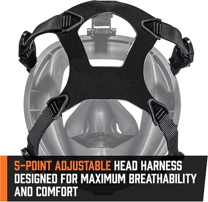 MIRA Safety CM-I01 Full-Face Industrial-Grade Gas Mask - Image 4
