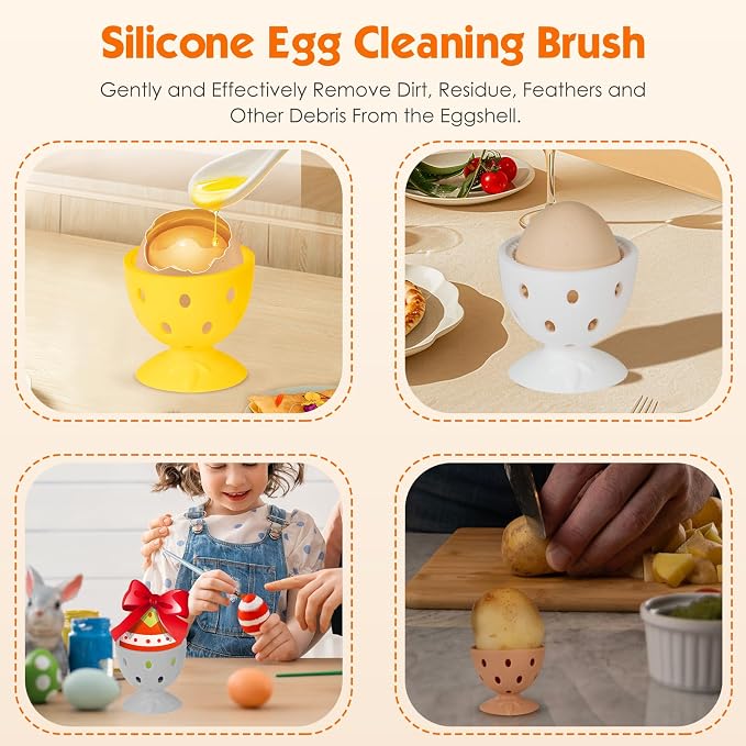 Egg Brush Cleaner, Egg Cleaner Scrubber - Image 6