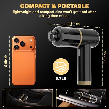 Cozylady Handheld Car Vacuum Portable Cordless, High Power 4 in 1 Vacuum - Image 3