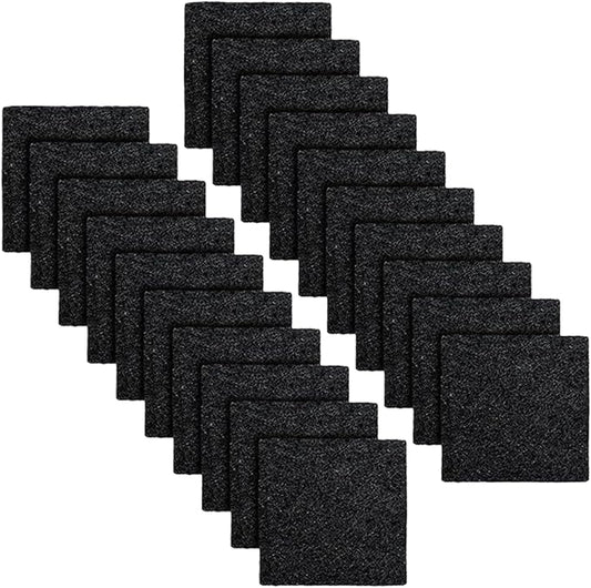 Trash Can Odor Absorber, Activated Charcoal Odor Filter, 20 Pack Adhesive by Unknown
