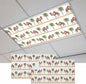 Fluorescent Light Covers for Ceiling Lights Desert Camel Magnetic Light Filters by Home+L6