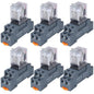 6PCS Electromagnetic Power Relay, 8-Pin 10 AMP 24V DC Relay Coil by VAMRONE