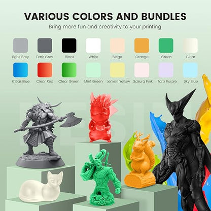 SUNLU 3D Printer Resin 2kg, Fast Curing Standard 3D Resin - Image 5