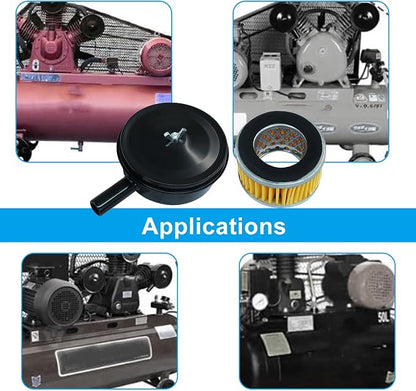 Zorfeter 20mm Threaded 1/2" PT Air Compressor Silencer Intake Noise Muffler - Image 5