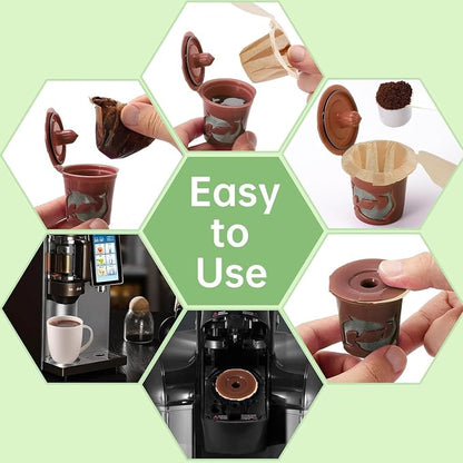 Aussen Disposable Coffee Paper Filters Replacement Kerig Filter Fit All Keurig - Image 3
