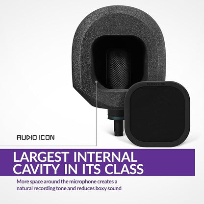 Soundbox Vocal Recording Isolation Booth | Portable Microphone Shield, Pop - Image 3