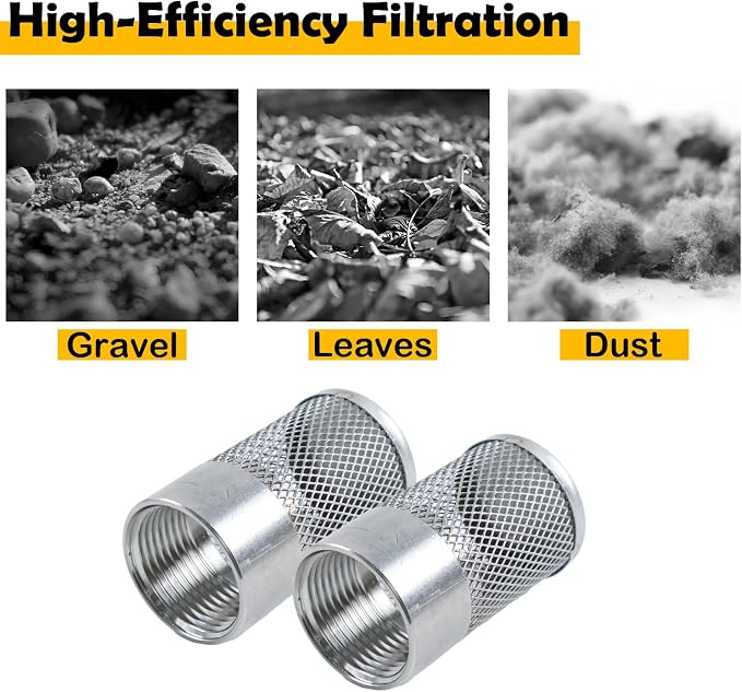 Dia Hose Inlet Suction Strainer Filter, Stainless Steel Water Pump Filter - Image 4