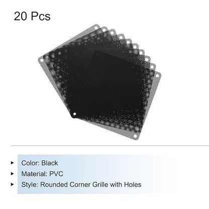 MECCANIXITY 20PCS PC Dust Filter, 140mmx140mm PVC Computer Case Cooler - Image 3