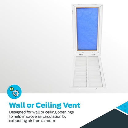 EZ-FLO 12 x 24 Inch Return Air Vent Cover - Image 4