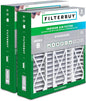 Filterbuy 20x25.25x3.5 Air Filter MERV 8 Essential Dust & Allergy Defense by Filterbuy