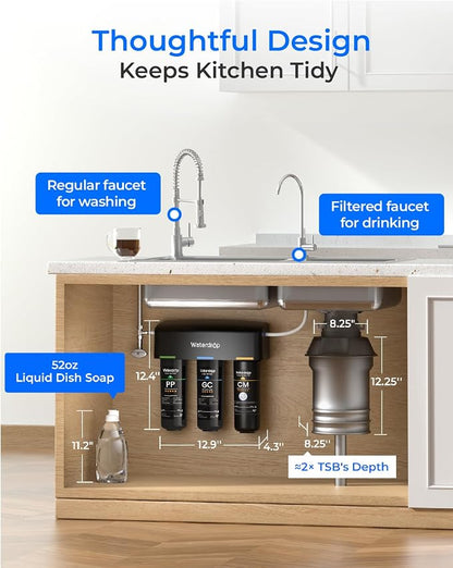Waterdrop TSB-CM Under Sink Water Filter System Reduce Chloramine, Chlorine - Image 4