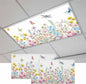 Fluorescent Light Covers for Ceiling Lights Spring Flowers Magnetic Light by Home+L6