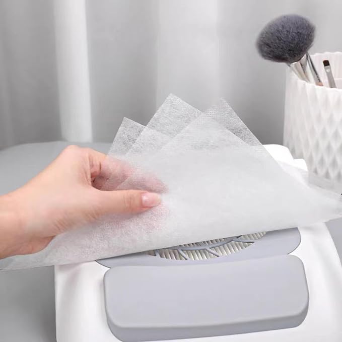 200 Sheets Nail Dust Collector Filter Paper Disposable Nail Dust Filters - Image 2