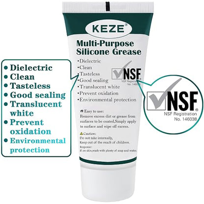 KEZE Silicone Grease Waterproof Food Grade Silicone Sealant Lubricant - Image 2