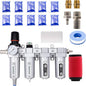 3/4" NPT Industrial Air Dryer for Compressor, 4 Stage Air Drying System by Jeogejin