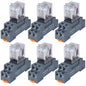 6PCS Electromagnetic Power Relay, 8-Pin 10 AMP 110/120V AC Relay Coil by VAMRONE