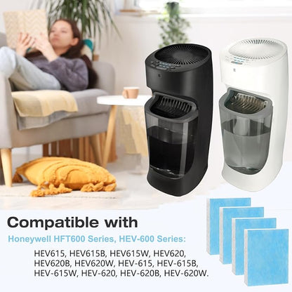 HFT600 Humidifier Wick Filter, for Honeywell Top Fill Tower Humidifier HEV615 - Image 2