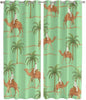 2 Panel Kitchen Cafe Curtains, Desert Camels Sunlight Filtering Nature Air by Hokiten