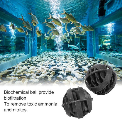 30 Pack Biofiltration Filter Balls, Removes and Nitrites, Reusable Plastic - Image 7