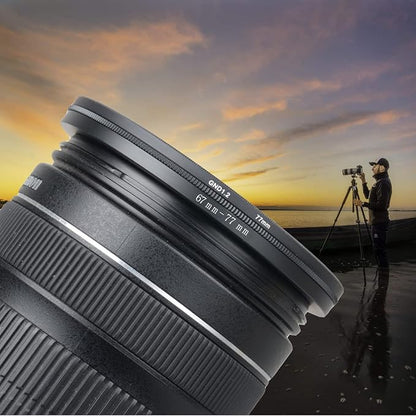 52mm to 49mm Step-Down Ring Filter Adapter, Metal Ring Step-Down Rings Adapter - Image 5