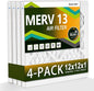 12x12x1 Air Filter MERV 13, HVAC/Furnace AC Filter Replacement, Dust by Komashr
