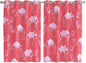 2 Panel Kitchen Cafe Curtains, Desert Camel Sunlight Filtering Nature Air by Hokiten