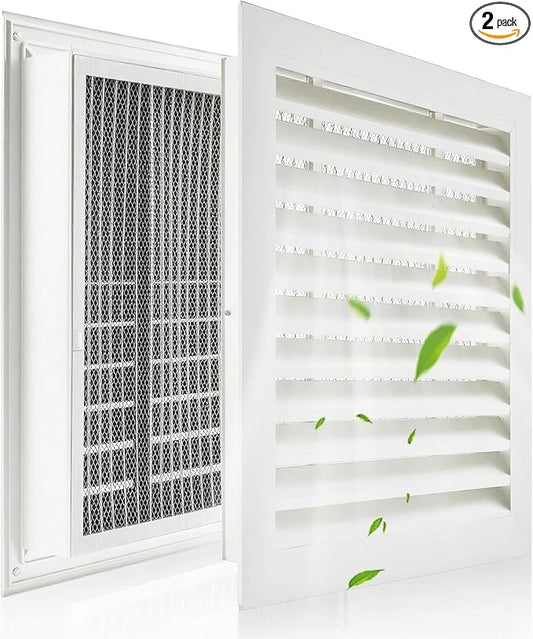 2-Pack Paintable Gable Vents by NafaYuncGableVent
